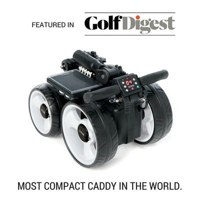 motorized golf push cart 2018 QOD electric caddy small lightweight
